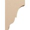 Ekena Millwork 7"W x 14"D x 21"H Classic Asheboro Rough Cedar Woodgrain TimberThane Corbel, Primed Tan CORUR07X14X21ASHRCPR - alternate 2